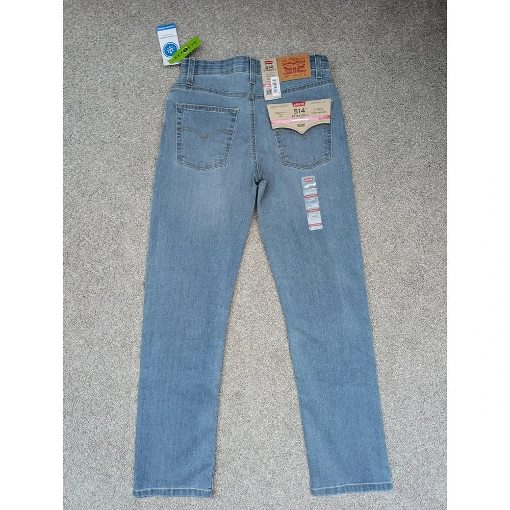 NWT Lot of 3 Levi's 514 Straight Performance Jeans Boys 16 Reg